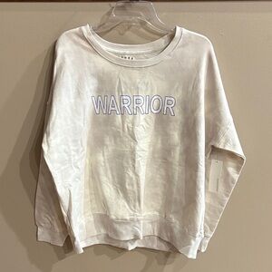 NWT LACAUSA Anthropologie Cream tie dye Warrior Sweatshirt
OVERDIZED Large
